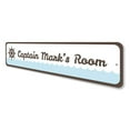 thumbnail image 4 of Ship Captain Novelty Sign, Metal Wall Decor - 4x18 inches, 4 of 4