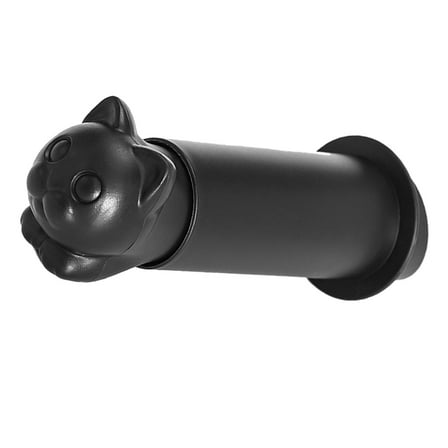 RENACLIPY Cute Cat Toilet Paper Holder Black PP 1Pcs 7.9x1.4x1.4in