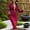 Red, variant on MORTTIC Women's V-Neck Long Sleeve Belted Blazer Midi Dress Formal Office Attire for Business Meetings White，S