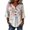 #161Multicolor, variant on Womens Summer Tops Floral Embroidery V Neck Shirts 3/4 Ruffle Sleeve Button Decor Flowy Casual Blouses