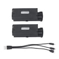 thumbnail image 2 of 2pcs 3.7V 1800mah Lithium Battery for S6 G6 RC Aircraft Replacement RC Drone Battery Charging Cable Set, 2 of 7