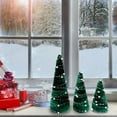 thumbnail image 6 of Byujiro Mini Christmas Tree for Tabletop Christmas Velvet Ornaments 3 Piece Set Christmas Tree Tray Table Shelf Ornaments Scene Decoration Decorations Portable Holiday Tree Christmas Decorations, 6 of 6