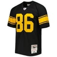 thumbnail image 2 of Men's Mitchell & Ness Hines Ward Black Pittsburgh Steelers Legacy Replica Jersey, 2 of 3