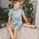thumbnail image 4 of Fotbe Animals Travel World Map Pijama Estampada de 2 Piezas para Niños – Ropa de Dormir de Manga Corta Cómoda para Niños y Niñas, Camiseta y Shorts de Algodón-Large, 4 of 6