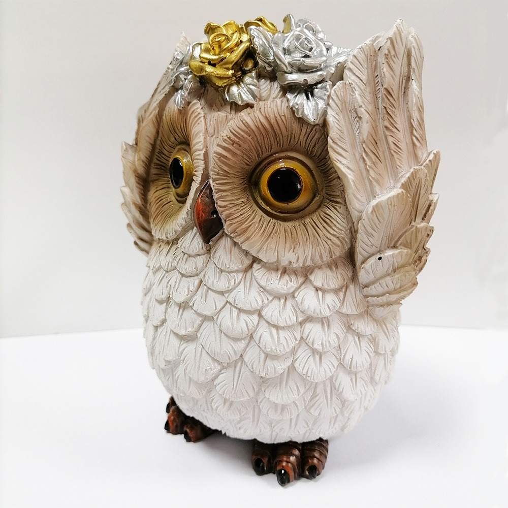 Garden Statue Owl Bird Figurine Do Not Say Listen See Personalized Owl