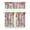White-20, variant on Kitchen Curtains and Valance Set 36 Inch Tier Pioneer Colorful Floral 3 Pieces Set Dining Room Small Curtain Drapes Cafe Curtains Valance for Home Decor Rod Pocket