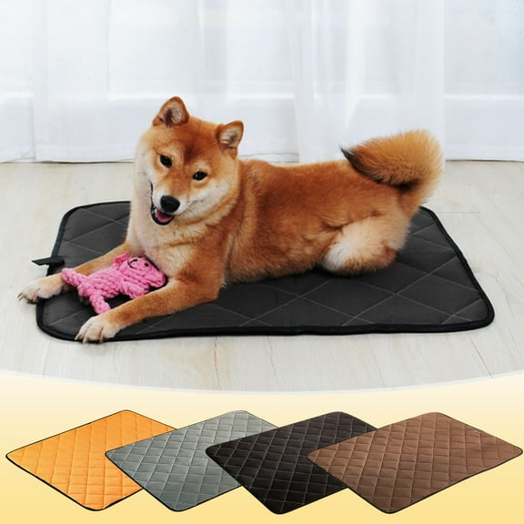 Price Slash, Portable Dog Car Seat Cushion Foldable Pet Mat Travel Tapestry Cloth Pad Waterproof Comfortable Dog Sofa Pad For Vehicles Daily Pet Travel Safety, for Dogs Cats | Oxford Cloth, Black