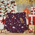 thumbnail image 6 of Pofeuu Space Dinosaur Print Burlap Bags with Drawstrings Drawstring Gift Bags Pouch Bag for Thankgiving Birthday Party Gift Wrapping Treats and Party Favors-Medium, 6 of 9