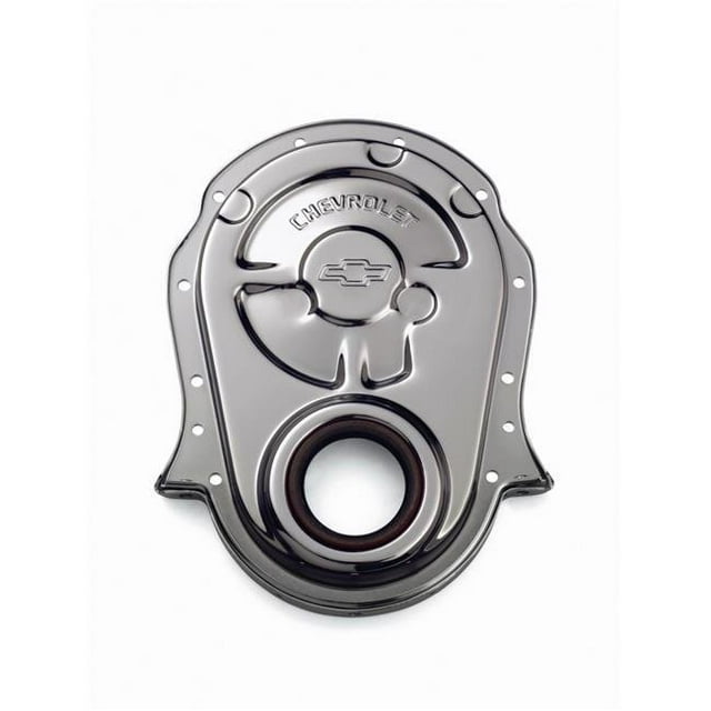141216 Chervolet Big Black Timing Chain Cover 1965-1990