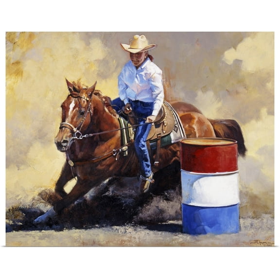 Great BIG Canvas | Rolled Julie Chapman Poster Print entitled You Go Girl