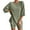 ZB Green, variant on Womens 2 Piece Outfits Summer Casual Loose Short Sleeve Pullover Tops & Wide Leg Pants Sets Tracksuit New