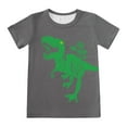 thumbnail image 4 of Hiijoy Toddler Boys Casual Outfits Dinosaur Short Sleeve T Shirt and Shorts Set, Size 2-12, 4 of 5