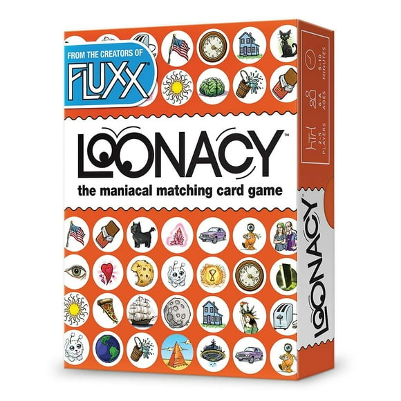 Juego de cartas Loonacy Maniacal Matching para 2 a 5 jugadores