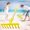 Yellow, variant on Uioepy Blowout Sale Detachable Garden Wooden-Handled Rake Small Garden Rake With Wooden Handle 7 Tines Matal Head Rake Tool For Kids Loosening Soil Gathering Cleaning Brush Cleaning Brush