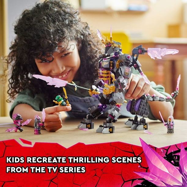 LEGO NINJAGO The Crystal King 71772 Ninja Villain Building Toy Set