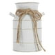 thumbnail image 5 of Jarra de leche de hierro vintage, botella de flores, florero de metal, lata de leche, florero de granja con mango, 5 of 7