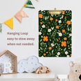 thumbnail image 4 of FORMRS Acrylic Clipboard with Low Profile Clip Standard A4 Letter Size, 12.5" x 9", Orange Flowers, 4 of 8