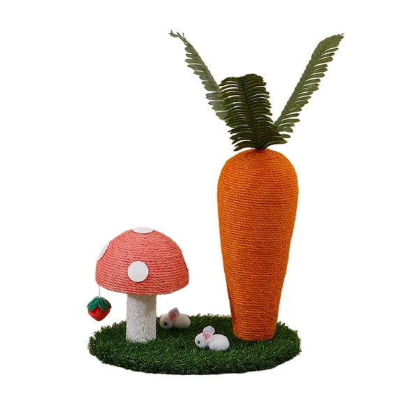 Cat Scratching Your Furniture Kitten Exercise Grind Claws Sisal Cat Mushroom 40x30x40cm