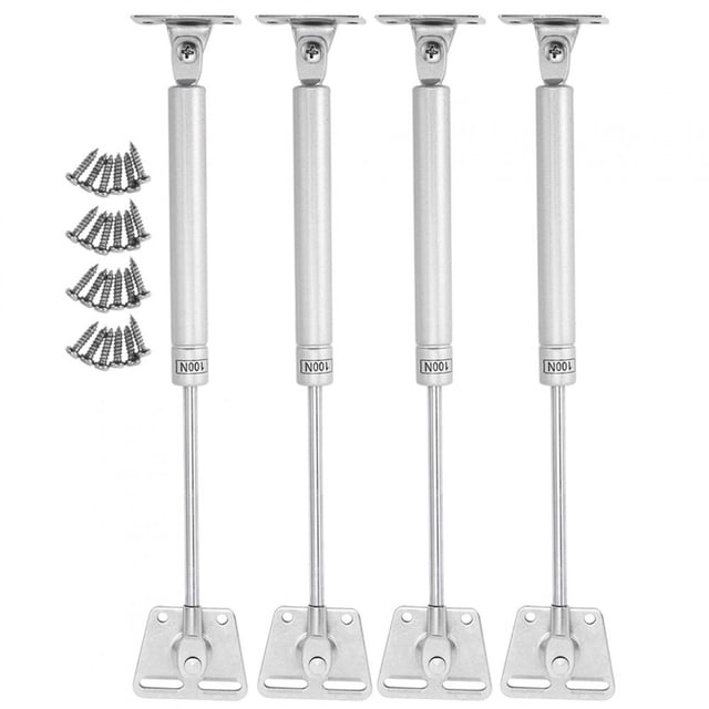 Hydraulic Rod, Door Support Rod, Heavy Duty 11.4 x 2.2inch 4Pcs/Set for Cabinets Bookcases