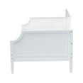 thumbnail image 3 of Baxton Studio Mariana Classic and Traditional White Finished Wood Full Size Daybed, 3 of 7