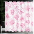 thumbnail image 4 of Ambesonne Rose Shower Curtain, Floral Garden Victorian, 69"Wx75"L, Soft Pink, 4 of 5