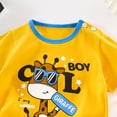 thumbnail image 5 of KPOPLK Cotton Baby Boys T-Shirts Short Sleeve Shirt for 6 9 12 Months 2t 3t 4t Summer Crew Neck Graphic Print Tops for Boy Toddlers(18-24 Months,Light Blue), 5 of 5