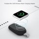 thumbnail image 4 of Inteprter Reloj inalámbrico portátil Adaptador de carga Cargador inalámbrico USB Power Bank Relojes inteligentes Negro, 4 of 6
