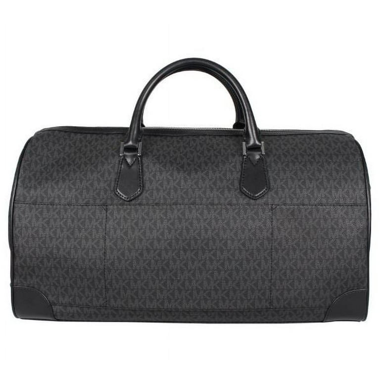 Michael Kors Travel Large Duffle Bag in PVC Signature (Dark Powder Blush)