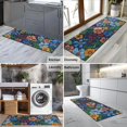 thumbnail image 2 of Pioneer Flower Floral Print Pattern Kitchen Rug Mat,Kitchen Runner Rugs Non Skid Washable,Decorative Kitchen Floor Mats for Kitchen,Sink,Laundry,17"X47", 2 of 5