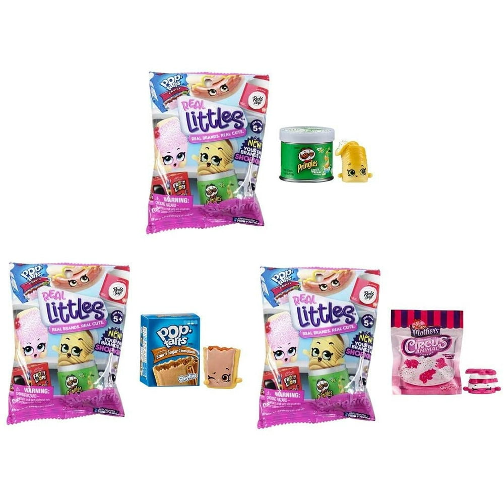 real littles mystery figure pack of 3 includes 3 random characters