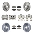 thumbnail image 1 of Transit Auto Front Rear Disc Brake Caliper Rotors and Semi-Metallic Pads Kit (10Pc) for Car Dodge Grand Caravan KC8-101003S, 1 of 11