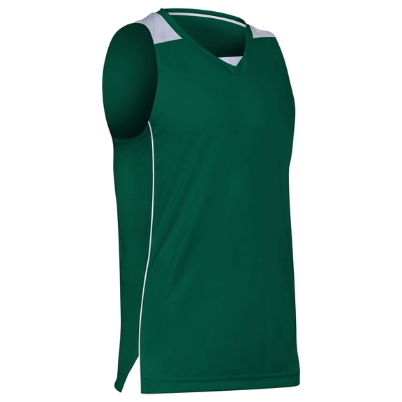Elite Basketball Jersey - NAVY BODY, WHITE BODY - L