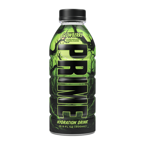 Prime Hydration Sports Drink, Glowberry, 16.9 fl oz, Bottle