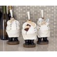 thumbnail image 2 of 10"H, 5"W White Polystone Chef Sculpture, by DecMode (3 Count), 2 of 9