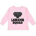 thumbnail image 3 of Inktastic Dog Black Labrador Squad Boys or Girls Long Sleeve Toddler T-Shirt, 3 of 5