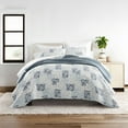 thumbnail image 3 of Ultra Soft Lightweight Quilt Sets in Patchwork Dusk Blue for Twin/TwinXL Bedding by Comfort Canopy, 3 of 16