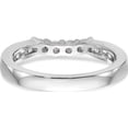 thumbnail image 5 of 14K White Gold Diamond Wedding Band (Size 7) Made In India rm2654b-038-waa, 5 of 5