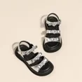 thumbnail image 2 of Sandalias para niñas, novedad de verano, zapatos de playa antideslizantes, sandalias de princesa de fondo suave, calzado de moda para niños, zapatillas para niñas, 2 of 5