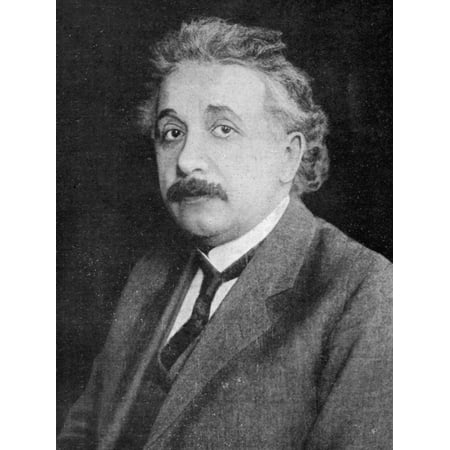 Albert Einstein German Born Physicist Print Wall