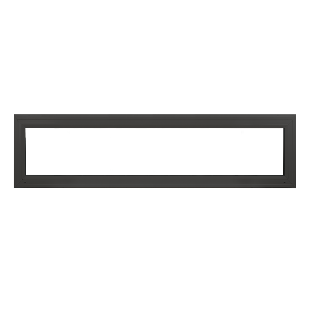 Double Pane Vertical Windows 24" x 36" Black Vinyl Window Low E Glass