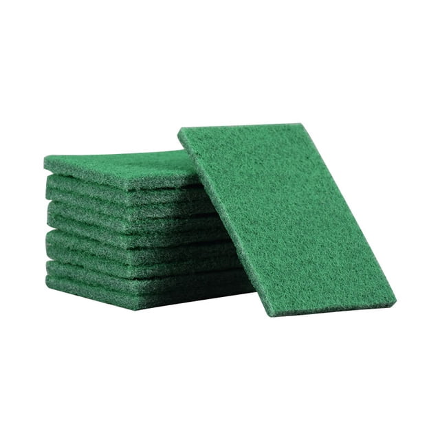 10 Uds. De estropajos, estropajos para fregar platos, estropajos domésticos reutilizables verdes para platos, fregadores de cocina y parrillas de Metal