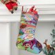 thumbnail image 2 of Rainbow Rangers Tema: Calcetines de Navidad, fino lino blanco para colgar en escaleras y chimenea, decoración navideña para el hogar, regalo de Navidad.54cm×38cm, 2 of 5