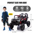thumbnail image 4 of Xuanlur 24V Ride On Toys for Big Kids, Electric Off-Road UTV Truck with Remote Control, Kids Ride on Cars for Boys Girls, LED, Power Display, Efficiency Battery, 4X100 Motors, Music, Black, 4 of 8