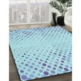 thumbnail image 2 of Ahgly Company Indoor Rectangle Patterned Iceberg Blue Area Rugs, 8' x 12', 2 of 6