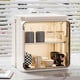 thumbnail image 1 of 2-Tier Dust-Proof Cup Storage Cabinet Tea Coffee Drinkware Countertop Mug Organizer, 1 of 5
