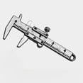 thumbnail image 3 of 10 Pcs Portable 0-4cm Mini Vr Caliper Keychain Measurement Gauging Tools Keychain , Fash Vr Caliper, 3 of 5