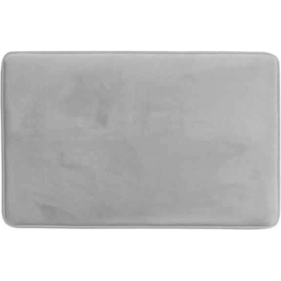 Bathroom Rugs,16"×24" Ultra Absorbent & Non-Slip Memory Foam Bath Rugs,Machine Washable Bathroom Mats,Soft Coral Fleece Bath Mats,Bath Mats for Bathroom Floor