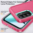 thumbnail image 5 of for Samsung Galaxy A17 Case, Samsung Galaxy A17 Phone Case with Built in Kickstand, Shockproof/Dustproof/Drop Proof Heavy Duty Military-Grade Rugged Protective Cover for Samsung Galaxy A17,Rose Red, 5 of 8