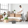 thumbnail image 6 of Unique Bargains 1Pack Clothes Storage Moving Bags for Closet Organizers Black 19x10x15.5in, 6 of 7