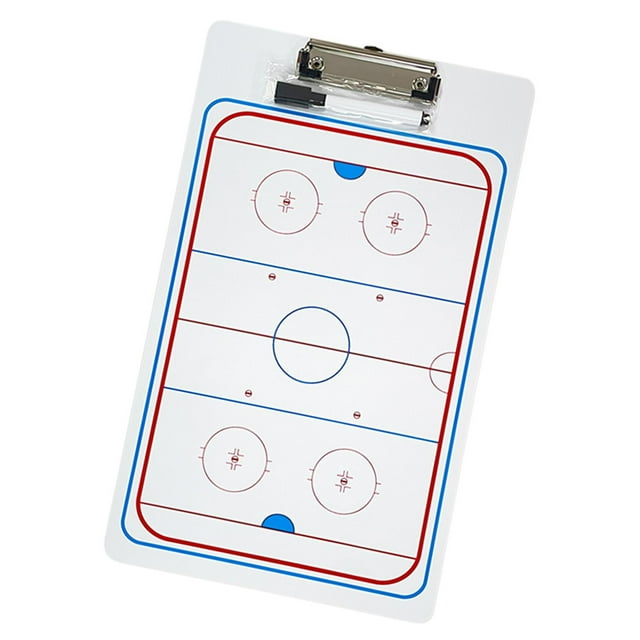 Tablero de entrenamiento de hockey, marcador de entrenadores, pizarra táctica con rotulador, portapapeles táctico de estrategia